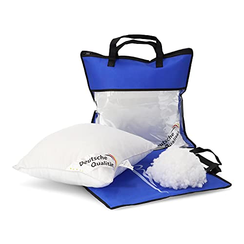2er Set Kopfkissen 40x40 cm, Hohe Qualität Mikrofaser Füllung, Fest & Stützend Schlafkissen Polster, Bett Kissen für Allergiker Seitenschläfer Atmungsaktiv Komfort Hochwertig (2er Set 40 x 40 cm) 2er Set Kopfkissen 40x40 cm, Hohe Qualität Mikrofaser Füllung, Fest & Stützend Schlafkissen Polster, Bett Kissen für Allergiker Seitenschläfer Atmungsaktiv Komfort Hochwertig (2er Set 40 x 40 cm) von MAKOSAS