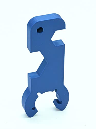 MAL Electronics GmbH Gas-Schlüssel für Gasregler Multitool - Gasflaschenschlüssel mit Bit Halter GFSV3_x (blau) von MAL Electronics GmbH