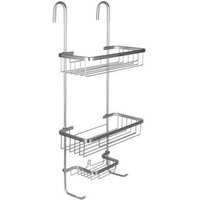 Wandmontiertes duschregal - silber 85407853 85407853 85407853 85407853 85407853 85407853 85407853 von MALATEC