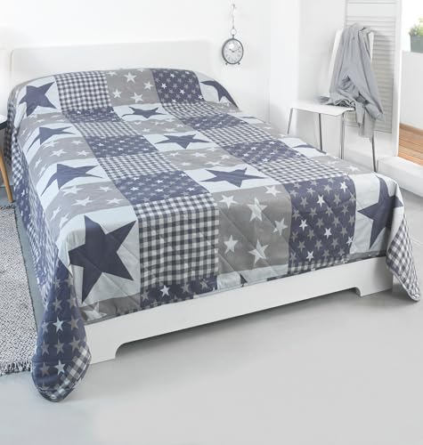 MALIKA® Tagesdecke 220x240 für Betten Überwurfdecke Bettüberwurf Tagesdecke Bett Sofaüberwurf, Größe:220x240 cm, Designe:Design 2 von MALIKA