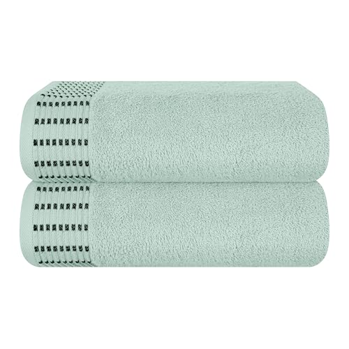 MALLONI HOME Baumwolle 2er-Pack Oversized Badetuch-Set 70 x 140 cm, große Badetücher, Ultra saugfähig, kompakt, schnell trocknend und leicht, Bräunen von MALLONI HOME