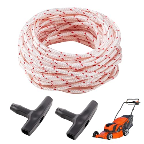 10 Meters Seilzug,Seilzugstarter,Starterseil,Zugseil,Rasenmäher Seilzug für Kettensägen,Rasenmäher,Trimmer (3.5mm) von MALOUSUN