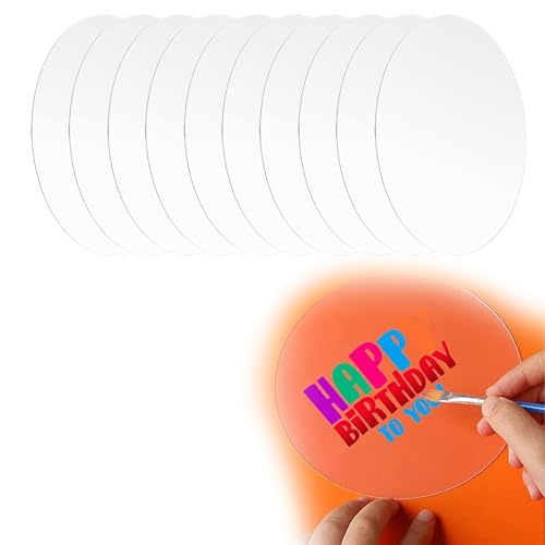 10 Stück Plexiglas Rund,Acrylplatte,Plexiglas Platten,Plexiglasscheibe für Diy Bildrahmen Gemälde Handwerk Display,Plexiglas Zuschnitt Nach Mass,Acrylscheibe Rund,Transparent Acryl-Ornamentplatten 10 Stück Plexiglas Rund,Acrylplatte,Plexiglas Platten,Plexiglasscheibe für Diy Bildrahmen Gemälde Handwerk Display,Plexiglas Zuschnitt Nach Mass,Acrylscheibe Rund,Transparent Acryl-Ornamentplatten von MALOUSUN