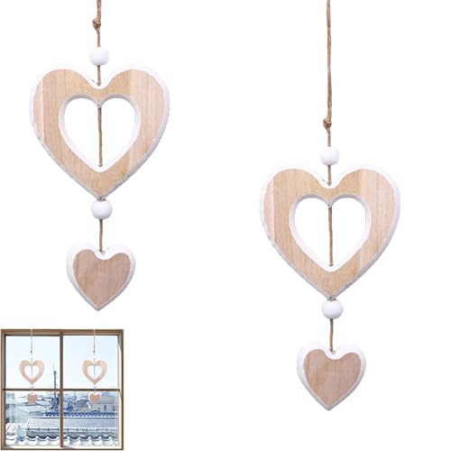 2 Stück Fensterdeko Hängend Modern,Deko Fenster zum Hängen,Hängedeko Fenster für Hochzeit/Wohnzimmer Dekohänger,Fenster Deko Hängend Modern,Fensterdeko Sommer,FensterdekoHängend,Herzen Fensterschmuck 2 Stück Fensterdeko Hängend Modern,Deko Fenster zum Hängen,Hängedeko Fenster für Hochzeit/Wohnzimmer Dekohänger,Fenster Deko Hängend Modern,Fensterdeko Sommer,FensterdekoHängend,Herzen Fensterschmuck von MALOUSUN