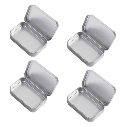 Metalldosen mit Deckel,4 Stück Kleine Metalldosen für Süßigkeiten,Schmuck und Kleinmaterialien,Tragbare Minibox Blechdosen,Mini Aufbewahrungsboxen,Metallboxen für Schmuck & Zubehör,für Zuhause,Reisen Metalldosen mit Deckel,4 Stück Kleine Metalldosen für Süßigkeiten,Schmuck und Kleinmaterialien,Tragbare Minibox Blechdosen,Mini Aufbewahrungsboxen,Metallboxen für Schmuck & Zubehör,für Zuhause,Reisen von MALOUSUN
