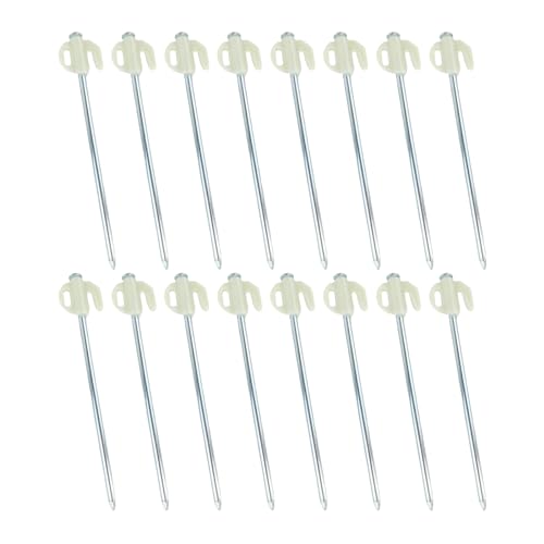 16 Stück Campingzelt-Stahl-Vordach, Zelt-Bodennägel, Überdachung, Gartennägel, feste Spikes, verwendet für Camping-Bodenpfähle für Zelte 16 Stück Campingzelt-Stahl-Vordach, Zelt-Bodennägel, Überdachung, Gartennägel, feste Spikes, verwendet für Camping-Bodenpfähle für Zelte von MALSSE