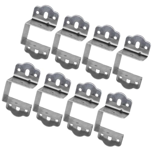 8 x Möbelhalterungen, Bettrahmen-Stabilisatoren für multifunktionale Verwendung in Bettsofas und Schränken, stabile robuste Möbelscharniere 8 x Möbelhalterungen, Bettrahmen-Stabilisatoren für multifunktionale Verwendung in Bettsofas und Schränken, stabile robuste Möbelscharniere von MALSSE