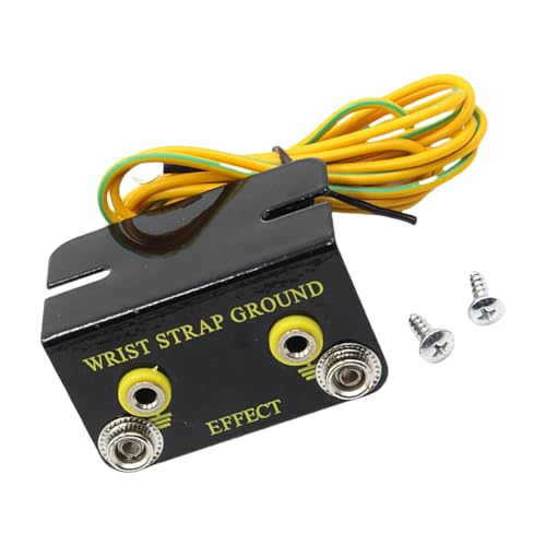 Antistatik-Steckdose mit hoher Leitfähigkeit, L-Typ-Design, einfache Installation für empfindliche Geräte, Werkstattanwendung, ESD-Erdung für Elektronik-Reparatur von MALSSE