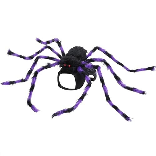 Arachnidenkostüm für Hunde, Halloween, weiches Tierkostüm, Spinnen, Mantel, Thema, Cosplay, Zubehör, Spinnen-Outfit für Hunde Arachnidenkostüm für Hunde, Halloween, weiches Tierkostüm, Spinnen, Mantel, Thema, Cosplay, Zubehör, Spinnen-Outfit für Hunde von MALSSE