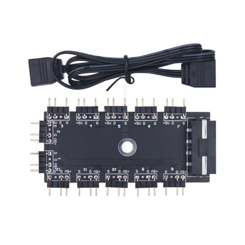 Desktop ARGB Lighting Hubs 5V 3pin ARGB LED Hubs For Enhances Visuals And Immersive Gaming 2 Interfaces von MALSSE