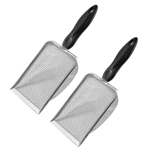 Edelstahl Garten Erde Sieb mit Griff Metall Katzen Schaufel Meshing Scooper Streu Filter Haustier Reinigung Garten Erde Sieb Edelstahl Garten Erde Sieb mit Griff Metall Katzen Schaufel Meshing Scooper Streu Filter Haustier Reinigung Garten Erde Sieb von MALSSE