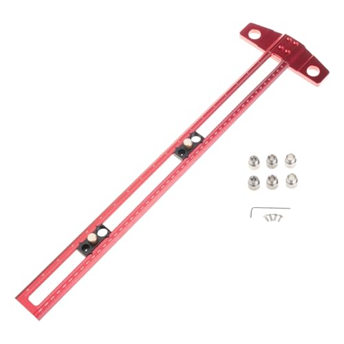 Effizientes 2-in-1 Tischler-Lineal Positionierungsritzung für exakte Markierung bei Ingenieur- und Heimwerkeraufgaben, Baumarkierung von MALSSE