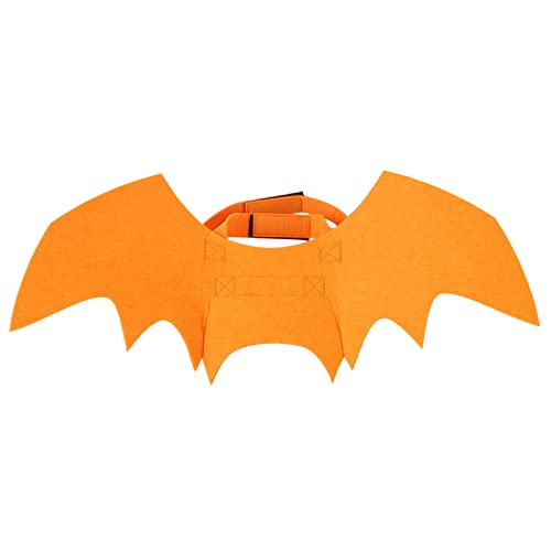 Halloween-Kostüm für Katzen, Hunde, Fledermausflügel mit verstellbaren Nacken- und Brustgurten, Hundeflügel, verschiedene Größen von MALSSE