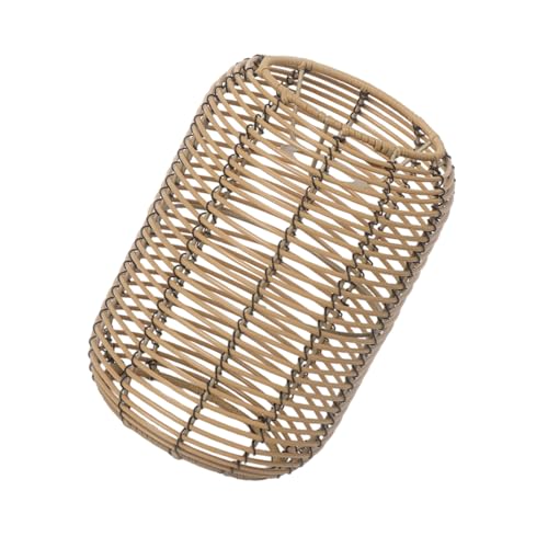 Handgewebter Kronleuchter-Lampenschirm, Deckenleuchter, Lampenschirme, Hängeleuchte für Zuhause, Schlafzimmer, Wohnzimmer, Rattan-Lampenschirm von MALSSE