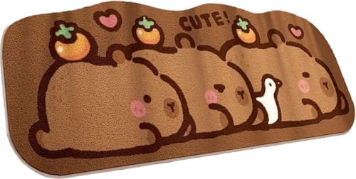 Hübscher Kaschmir-Teppich, weicher Plüsch, bequeme Bodenmatte, 40 x 120 cm, für Zuhause oder Büro, mit rutschfester Unterseite, angenehmes Fußgefühl Hübscher Kaschmir-Teppich, weicher Plüsch, bequeme Bodenmatte, 40 x 120 cm, für Zuhause oder Büro, mit rutschfester Unterseite, angenehmes Fußgefühl von MALSSE