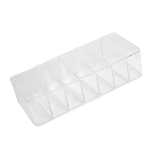 Kabelaufbewahrungsbox 8 Fächer Kabelaufbewahrung Kabel Organizer Box Kabelmanagement Box Set für Arbeitsplatte Organizer Klar Schnurhalter von MALSSE