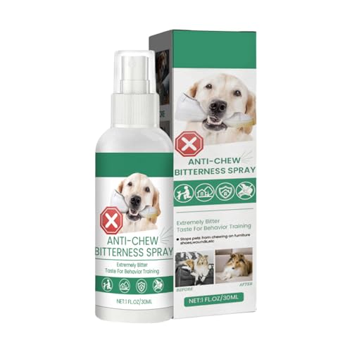 MALSSE Effektive Bitter-Trainingssprays, Kauabschreckung für Hunde, für Möbel, Sofas, Vorhänge, Pflanzen, Innen- und Außenbereich, Haustiersprays MALSSE Effektive Bitter-Trainingssprays, Kauabschreckung für Hunde, für Möbel, Sofas, Vorhänge, Pflanzen, Innen- und Außenbereich, Haustiersprays von MALSSE