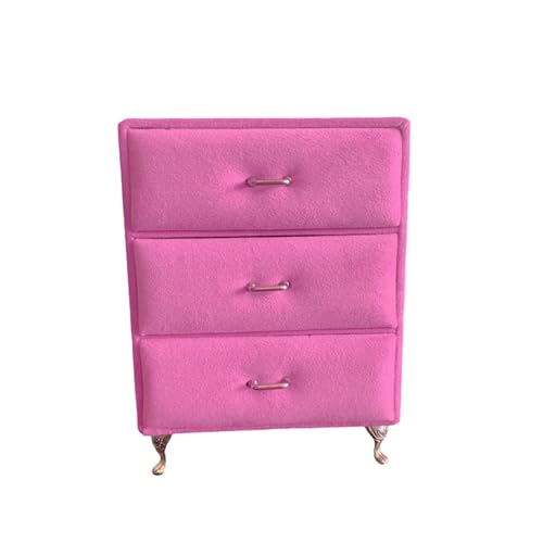 MALSSE Europäischer Stil, Plüsch-Schmuckständer, raffinierter Plüsch-Schmuckbehälter, Miniatur-Möbel-Form, Behälter, Ladenzubehör MALSSE Europäischer Stil, Plüsch-Schmuckständer, raffinierter Plüsch-Schmuckbehälter, Miniatur-Möbel-Form, Behälter, Ladenzubehör von MALSSE