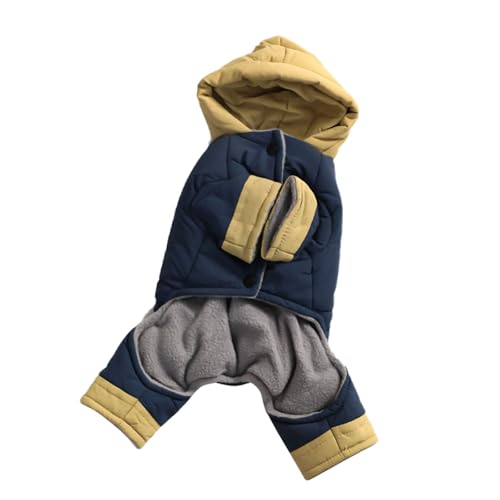 MALSSE Hunde-Winterkleidung, vierbeinig, gepolsterte Jacken, Outdoor-Aktivität, Hundekleidung, Outdoor-Schutzmantel von MALSSE