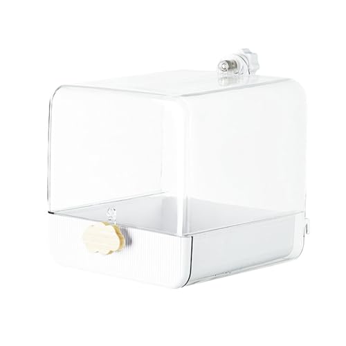 MALSSE Papageienbadewanne Haustier Vogelbadewanne Papagei Duschbox Baden Große Kapazität Multifunktional Haustier Vogel von MALSSE