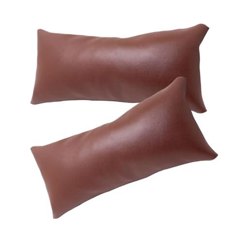 MALSSE Set mit 2 PU-Leder-Display-Kissen, Uhrenhalter, Uhrenzubehör, für Schmuck-Shows, stabile Basis, Armreif, Display-Kissen MALSSE Set mit 2 PU-Leder-Display-Kissen, Uhrenhalter, Uhrenzubehör, für Schmuck-Shows, stabile Basis, Armreif, Display-Kissen von MALSSE