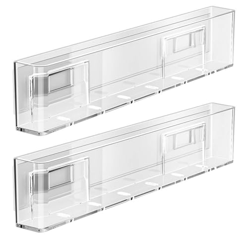 MALSSE Transparentes Wand-Bücherregal aus Acryl, wasserdicht und sicher, geeignet für Studenten und Profis, Tür-Bücherregal von MALSSE