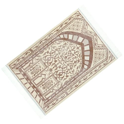 Muslimische Gebetsteppiche, Islamiker, tragbar, für Reisen, Anbetungsmatten, regenfester Stoff, Muslim-Teppich Muslimische Gebetsteppiche, Islamiker, tragbar, für Reisen, Anbetungsmatten, regenfester Stoff, Muslim-Teppich von MALSSE