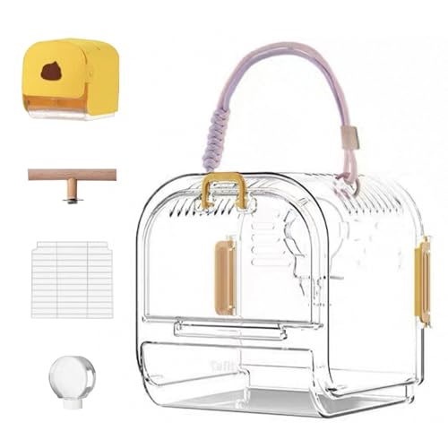 Outdoor-Katzen-Rucksäcke, öffentliche Verkehrsmittel, Haustiertasche, groß, abnehmbare Katzenträger für den Transport von Sittichen und Finken, Haltbarkeit, Vogeltrage Outdoor-Katzen-Rucksäcke, öffentliche Verkehrsmittel, Haustiertasche, groß, abnehmbare Katzenträger für den Transport von Sittichen und Finken, Haltbarkeit, Vogeltrage von MALSSE