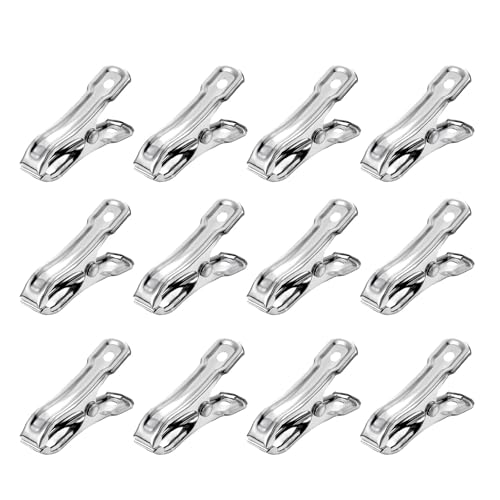 Robuste Edelstahl-Gartenclips zur Sicherung von Gewächshaus, Schatten, Tüchern, Clips, Netzabdeckungsklemmen, 40/120 Stück, Gewächshäuser-Zubehör von MALSSE