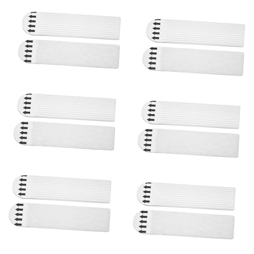 Schäden ohne wiederverwendbaren Klebehaken, 12 Paar, starker Halt, Klebeband, Wand, geeignet für Bilderrahmen, Wanddekorationen, wiederverwendbar und Klebeband Schäden ohne wiederverwendbaren Klebehaken, 12 Paar, starker Halt, Klebeband, Wand, geeignet für Bilderrahmen, Wanddekorationen, wiederverwendbar und Klebeband von MALSSE