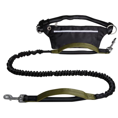 Sport-Hüfttasche, lange Leine für Hunde, multifunktionale Leine, Outdoor-Sport, reflektierende Hüfttasche für Training, Wandern, große Hunde Sport-Hüfttasche, lange Leine für Hunde, multifunktionale Leine, Outdoor-Sport, reflektierende Hüfttasche für Training, Wandern, große Hunde von MALSSE