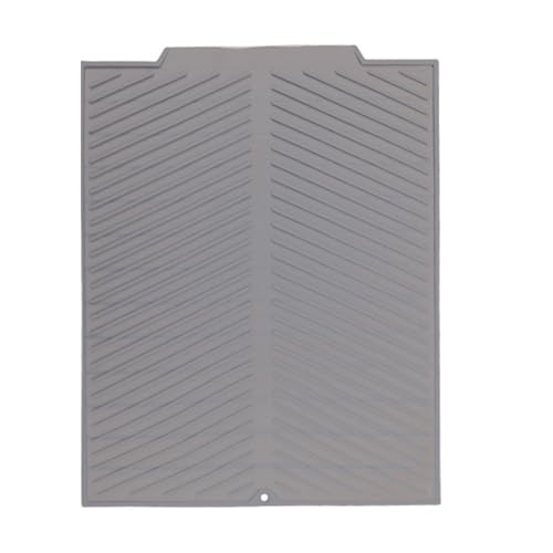 Spülbecken-Abflussmatte für die Küche, flexibles Silikon-Abtropfgestell, faltbar, Utensilien, Abtropfmatte, Silikon-Geschirrmatte von MALSSE