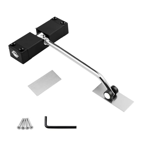 Türschließer-Set mit verstellbarer Spannung, automatisch, Stahl, hervorragend für Garten und Zimmer, Bürotürbeschläge von MALSSE