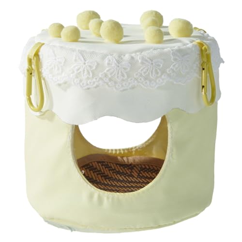 Vogelhängematte in Kuchenform, waschbar, Schlafzelt für Kanarienvögel, kleine Papageien, Kuchenform, Vogelschutz für den Innenbereich, Käfigzelt, Hängematte, Nymphensittiche Vogelhängematte in Kuchenform, waschbar, Schlafzelt für Kanarienvögel, kleine Papageien, Kuchenform, Vogelschutz für den Innenbereich, Käfigzelt, Hängematte, Nymphensittiche von MALSSE