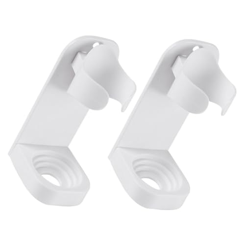 MALUGOGO 2 Stück Selbstklebender Elektrischer Zahnbürstenhalter Wandmontage ohne Bohren Badezimmer Zahnbürstenhalterung Praktisch Abnehmbar Schnelltrocknend für Dusche von MALUGOGO