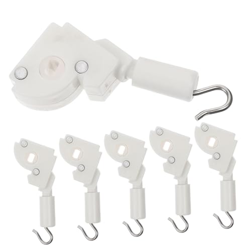 MALUGOGO 6 Stück Jalousien-Wand- -Ersatzteile, horizontale Fensterrollos, Kippkontrollhaken, Kunststoff, Weiß, Reparatur-Set MALUGOGO 6 Stück Jalousien-Wand- -Ersatzteile, horizontale Fensterrollos, Kippkontrollhaken, Kunststoff, Weiß, Reparatur-Set von MALUGOGO