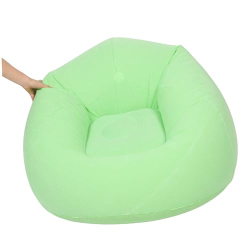 MALUGOGO Aufblasbares Outdoor-Sofa Grün Camping Lounge Chair mit Verstärktem Material Bequemer Recliner Zustand Tragbar Wasserdichter Lazy Sofa Chair für Lesen und Entspannen MALUGOGO Aufblasbares Outdoor-Sofa Grün Camping Lounge Chair mit Verstärktem Material Bequemer Recliner Zustand Tragbar Wasserdichter Lazy Sofa Chair für Lesen und Entspannen von MALUGOGO
