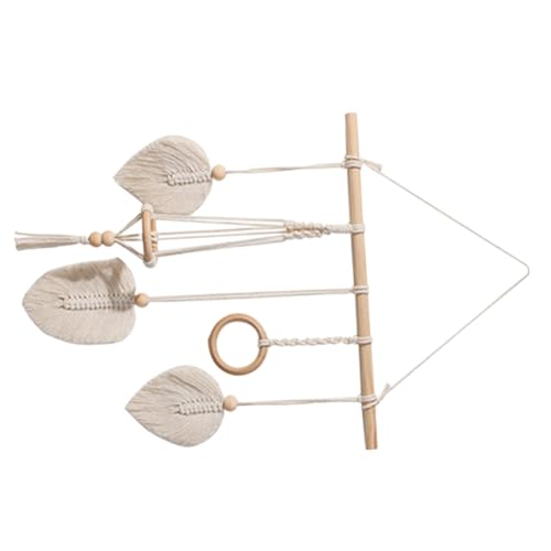 MALUGOGO Boho Makramee Haarspangenhalter Wanddeko mit Trockenblumen Handgewebter Haarschmuck Organizer für Mädchen Beige Stilvolle Wanddekoration und Praktischer Aufbewahrungsständer MALUGOGO Boho Makramee Haarspangenhalter Wanddeko mit Trockenblumen Handgewebter Haarschmuck Organizer für Mädchen Beige Stilvolle Wanddekoration und Praktischer Aufbewahrungsständer von MALUGOGO