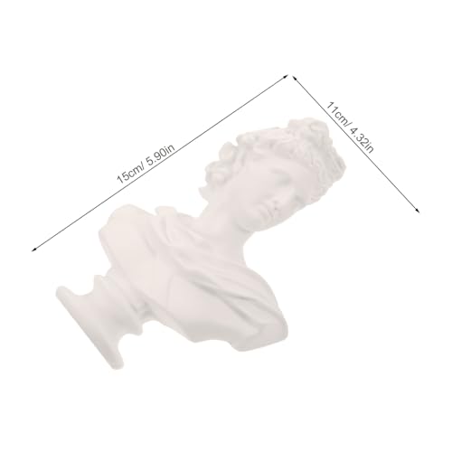 MALUGOGO Büste Skulptur Harz Kunst Handwerk Weiß Desktop Ornament griechische Mythologie Figur für Home Office Dekoration Geburtstag MALUGOGO Büste Skulptur Harz Kunst Handwerk Weiß Desktop Ornament griechische Mythologie Figur für Home Office Dekoration Geburtstag von MALUGOGO