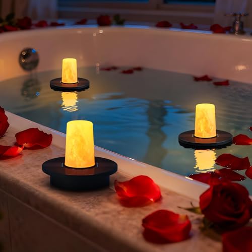 MALUX Mini Solar Schwimmende Flammenlicht, 3 Stück Schwimmende Poolbeleuchtungmit Realistischer Flammeneffekt, IP66 Wasserdicht, Solar Schwimmlicht für Garten, Teich, Deko, Rasen MALUX Mini Solar Schwimmende Flammenlicht, 3 Stück Schwimmende Poolbeleuchtungmit Realistischer Flammeneffekt, IP66 Wasserdicht, Solar Schwimmlicht für Garten, Teich, Deko, Rasen von MALUX