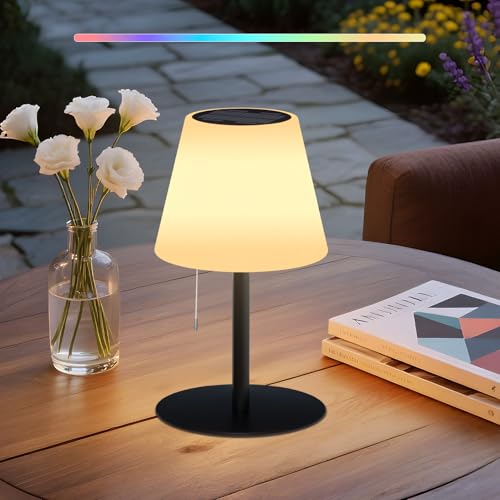 MALUX Solar Tischlampe, Solartischlampen mit LichtsensorSolar Tischleuchte Outdoor, IP44 Wasserdicht, 2-in-1 Solarladung & USB Aufladung, Aufladbar Solarlampen für Innen/Außen、Garten、Terrasse MALUX Solar Tischlampe, Solartischlampen mit LichtsensorSolar Tischleuchte Outdoor, IP44 Wasserdicht, 2-in-1 Solarladung & USB Aufladung, Aufladbar Solarlampen für Innen/Außen、Garten、Terrasse von MALUX