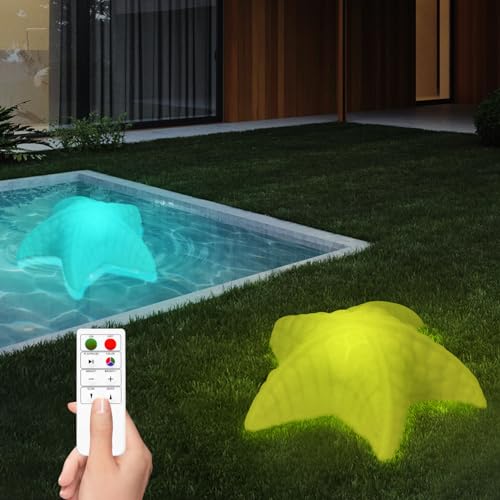 Solarlampen für Außen 2Stück Solarkugeln für den garten mit Fernbedienung Solarkugel für außen Wasserdicht IP67 Solar kugeln für außen mit 8 Farben Automatisch Aufleuchten Garten Terrasse(White) von MALUX