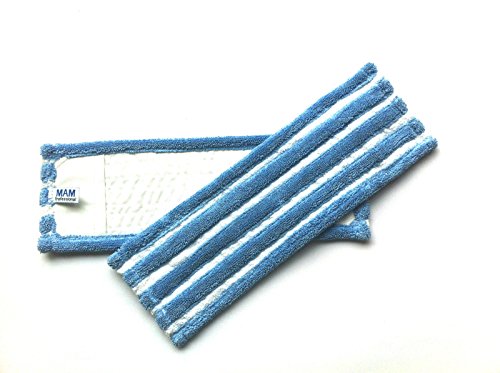 2x Professional 40cm Microfaser-Cotton Wischmop Mop Klapphalter Wischmopp 2x Professional 40cm Microfaser-Cotton Wischmop Mop Klapphalter Wischmopp von MAM
