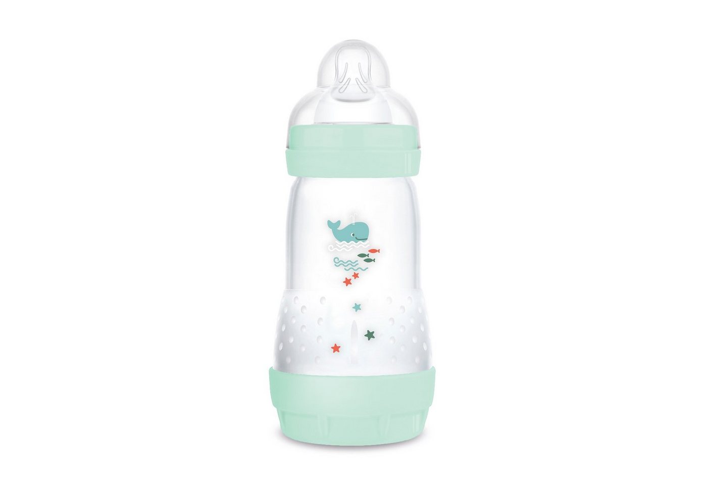 MAM Babyflasche Easy Start Baby Weithalsflasche mit SkinSoft Trinksauger von MAM