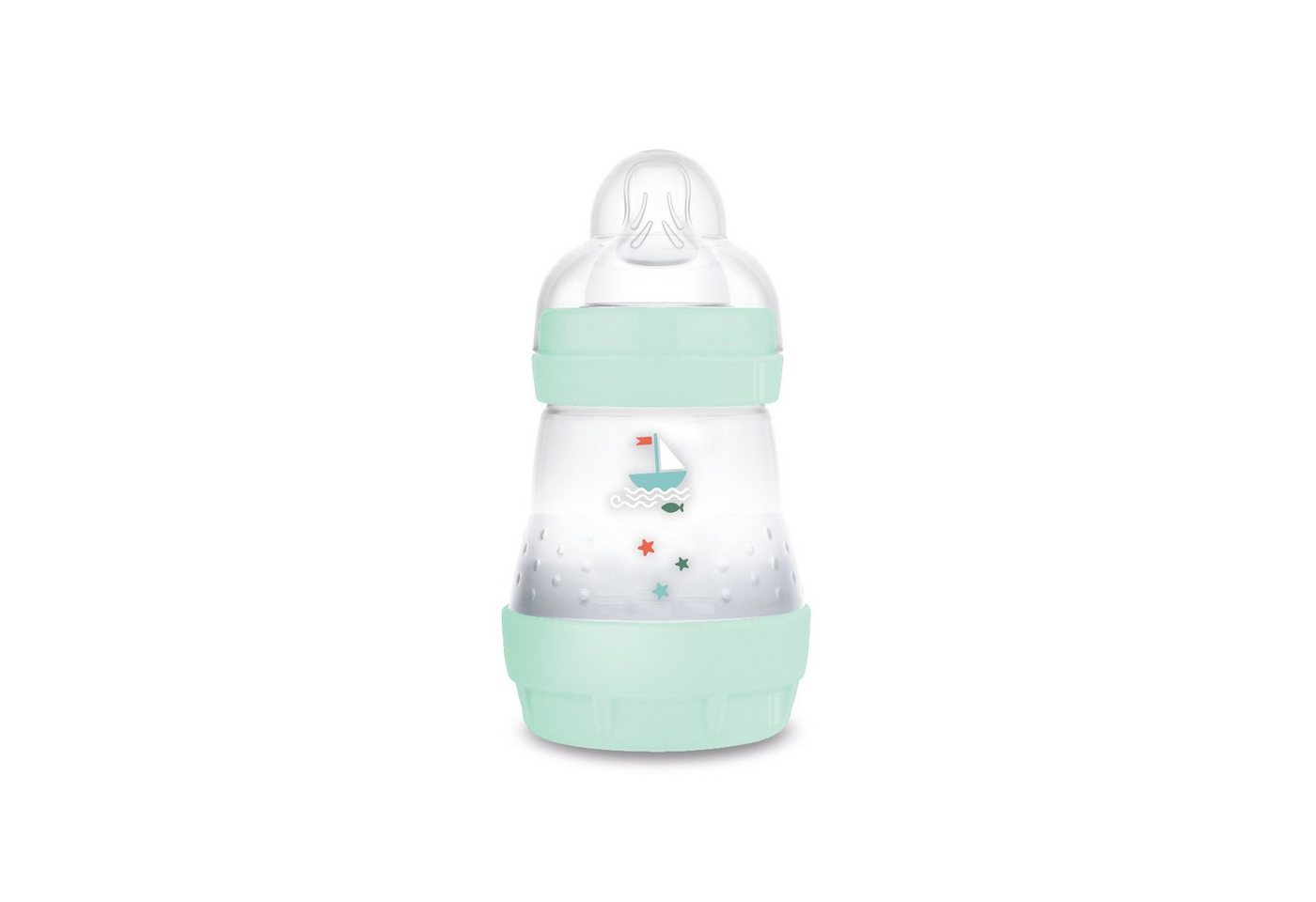 MAM Babyflasche Easy Start Baby Weithalsflasche mit SkinSoft Trinksauger von MAM