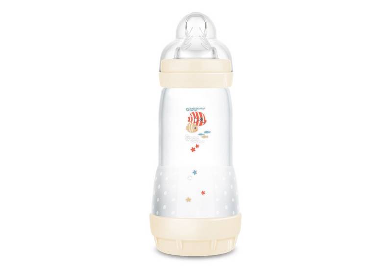 MAM Babyflasche Easy Start Baby Weithalsflasche mit SkinSoft Trinksauger von MAM