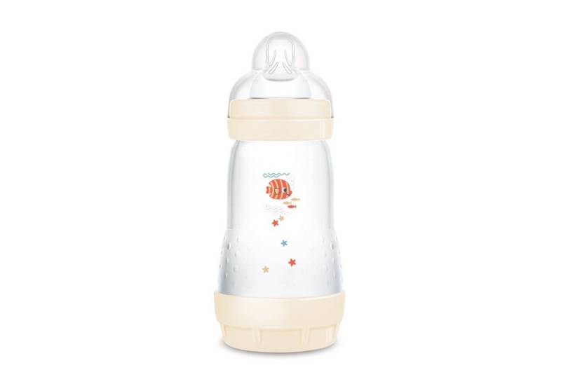 MAM Babyflasche Easy Start Baby Weithalsflasche mit SkinSoft Trinksauger von MAM