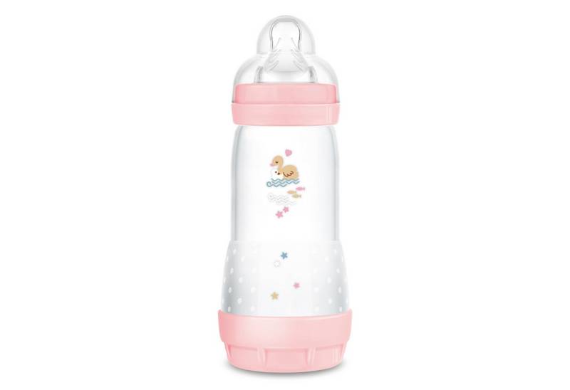 MAM Babyflasche Easy Start Baby Weithalsflasche mit SkinSoft Trinksauger von MAM