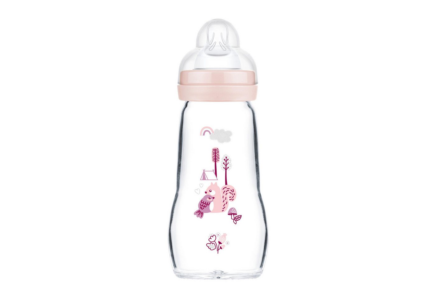 MAM Babyflasche Feel Good Matt, mit Skin Soft Anti-Kolik Silikon Weithals Trinksauger MAM Babyflasche Feel Good Matt, mit Skin Soft Anti-Kolik Silikon Weithals Trinksauger von MAM