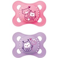 MAM - Schnuller Original Pure Silikon girl 'Fuchs / Eule' 2er Set von MAM